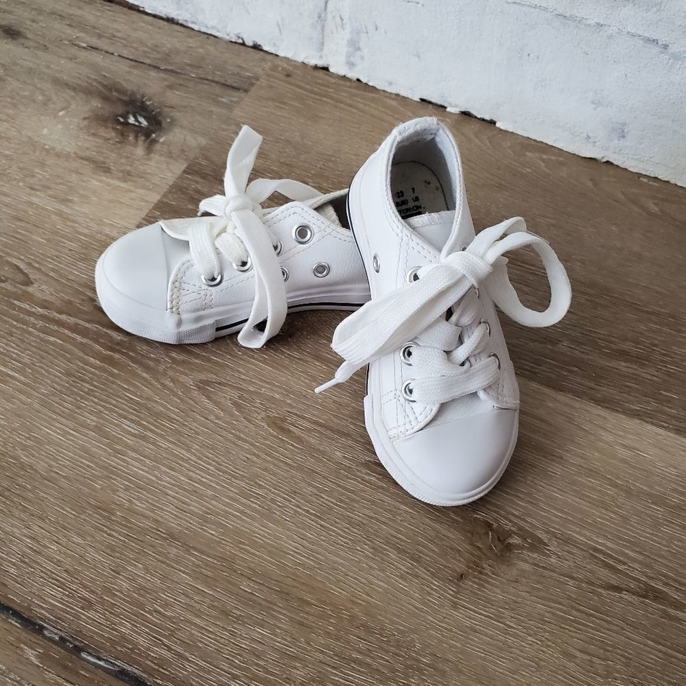 Cotton On Kids White Classic Trainer Shoes Size 7